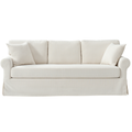 Enrico Slipcovered Sofa in Ivory