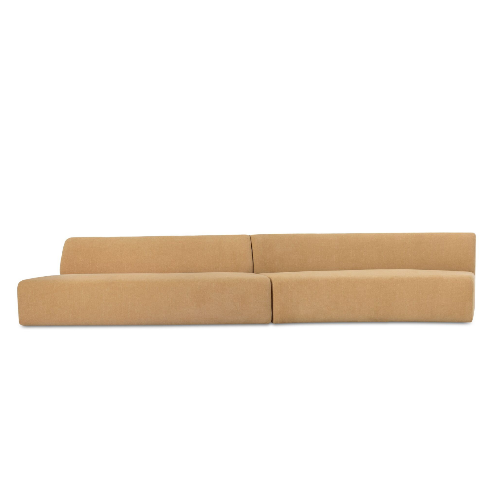 Naomi 2 Piece Wave Modular Sectional