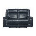 Montel Lay Flat Power Loveseat with Power Headrest & Lumbar