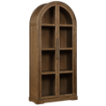 Corva Solid Wood Storage Cabinet in Brown