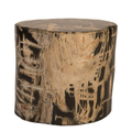 Cast Petrified Wood Stool III