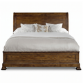 Archivist Sleigh Bed withLow Footboard