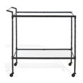 Isabellina Metal And Glass Bar Cart