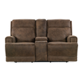 Wheeler Console Loveseat with Power Recline & Power Headrest
