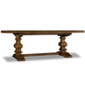 Archivist Trestle Table with 2-18in Leaves