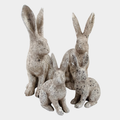 Rustic Resin Bunny Set