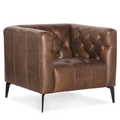 Nicolla leather Stationary Chair