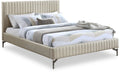 Fontaine Vegan Leather Upholstered Queen Bed