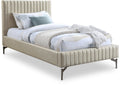 Fontaine Vegan Leather Upholstered Twin Bed