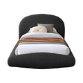 Francesca Teddy Fabric Upholstered Floating Twin Bed (3 Boxes)