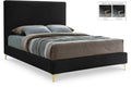 Freya Velvet Upholstered King Bed