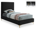 Freya Velvet Upholstered Twin Bed