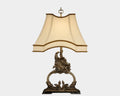 Gilt Flourish Lamp