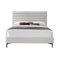 Helena Linen Textured Fabric Upholstered Full Bed