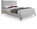 Helena Linen Textured Fabric Upholstered King Bed