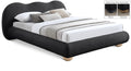 Henrietta Boucle Fabric Upholstered King Bed (3 Boxes)