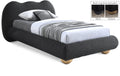 Henrietta Boucle Fabric Upholstered Twin Bed (3 Boxes)