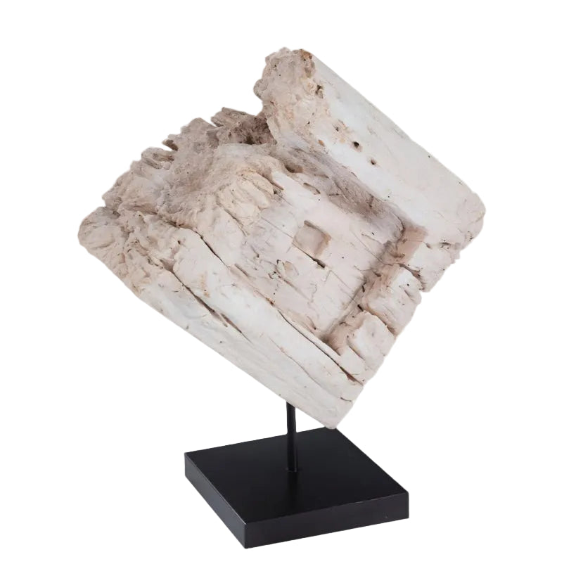 Eroded Wood Block on Stand