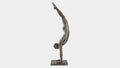 Large Handstand Aluminum Sculpture – Modern Organic Art