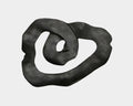 Swirl Wall Tile in Black