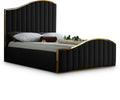 Ingrid Velvet Upholstered King Bed (3 Boxes)