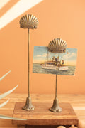 Set of Two Metal Note Clips - Shell