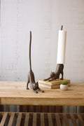 Cast Iron Cat Paper Towel Holder