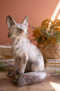 Faux Concrete Fox Sitting #2
