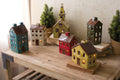 Set of Six Ceramic Village Luminaries - One Each Design
