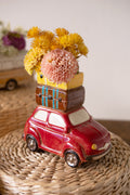 Red Ceramic Car with Luggage Planter (Min 2)