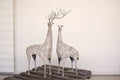 Set of Two Metal Deer