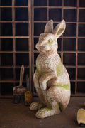 Faux Concrete Rabbit - Head Forward