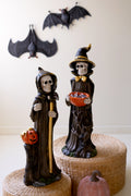 Set of Two Poly Resin Halloween Grim Reapers