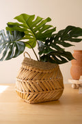 Water Hyacinth Basket with Two Handles