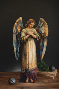 Printed Wood Angel on An Easel