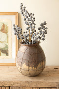 Rustice Ceramic Vessel with Wire Detail