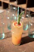 Tall Recycled Moroccan-Style Tea Glass