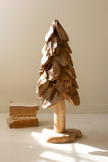 Rustic Teak Christmas Tree - Large
