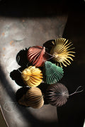 Set of Six Paper Accordian Christmas Ornaments - One Each
