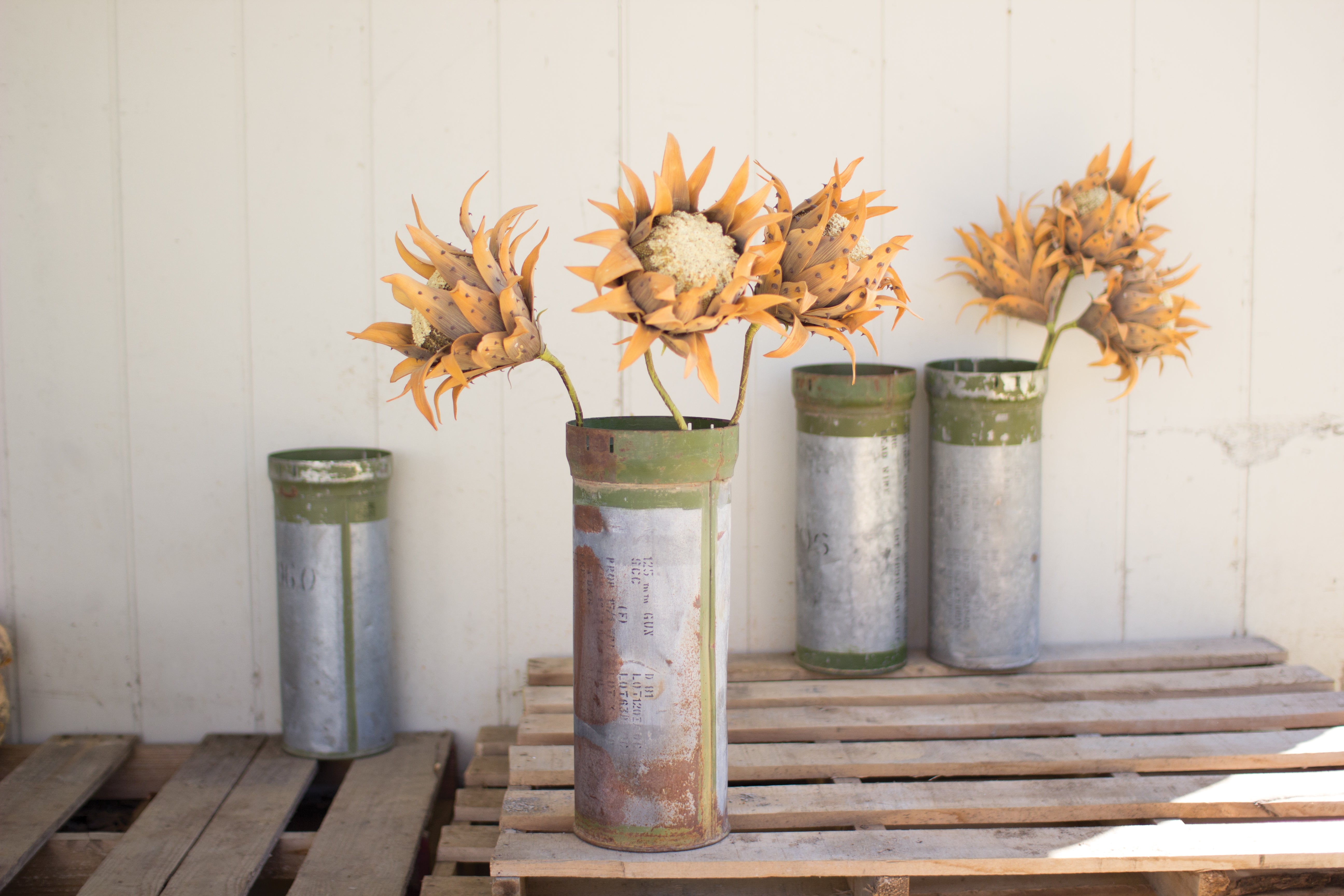 Reclaimed Military Canister