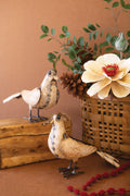 Set of Two Recycled Metal Doves