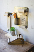 Small Hanging Note Roll with One Brass Clip
