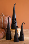 Set of Four Halloween Hat Jack-O-Lanterns