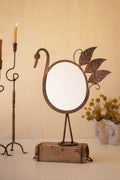 Iron Swan Table Top Mirror