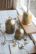 Set of Three Brass Finish Bells