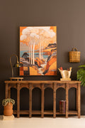 Reclaimed Wood Multi-Arched Console