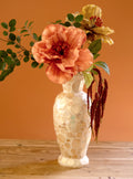 Spun Bamboo Vase with Capiz Shell Detail #6
