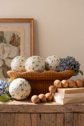Spun Bamboo Ball with Capiz Shel Detail