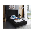 Jocasta Velvet Upholstered Twin Bed (3 Boxes)