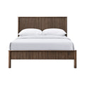 Jordana Walnut Solid Wood Queen Bed